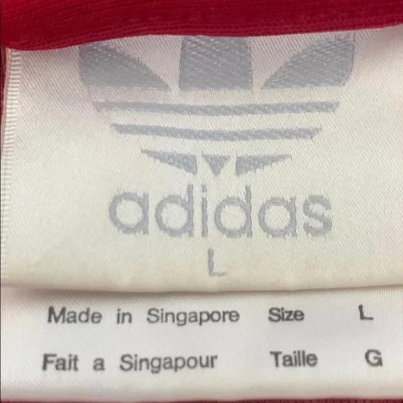 Adidas Red and Black Zip-Up Jacket - Picture 2 of 3